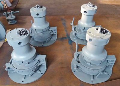 云南江蘇捷勝錨機(jī)成功交付肆臺(tái)&Phi;16mm人力起錨絞盤